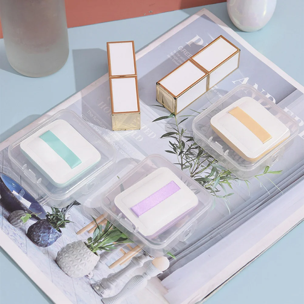 

10 Pcs Makeup Beauty Blenders Cotton Pad Holder Container Sponge Storage Case Pp Puff Holders Travel