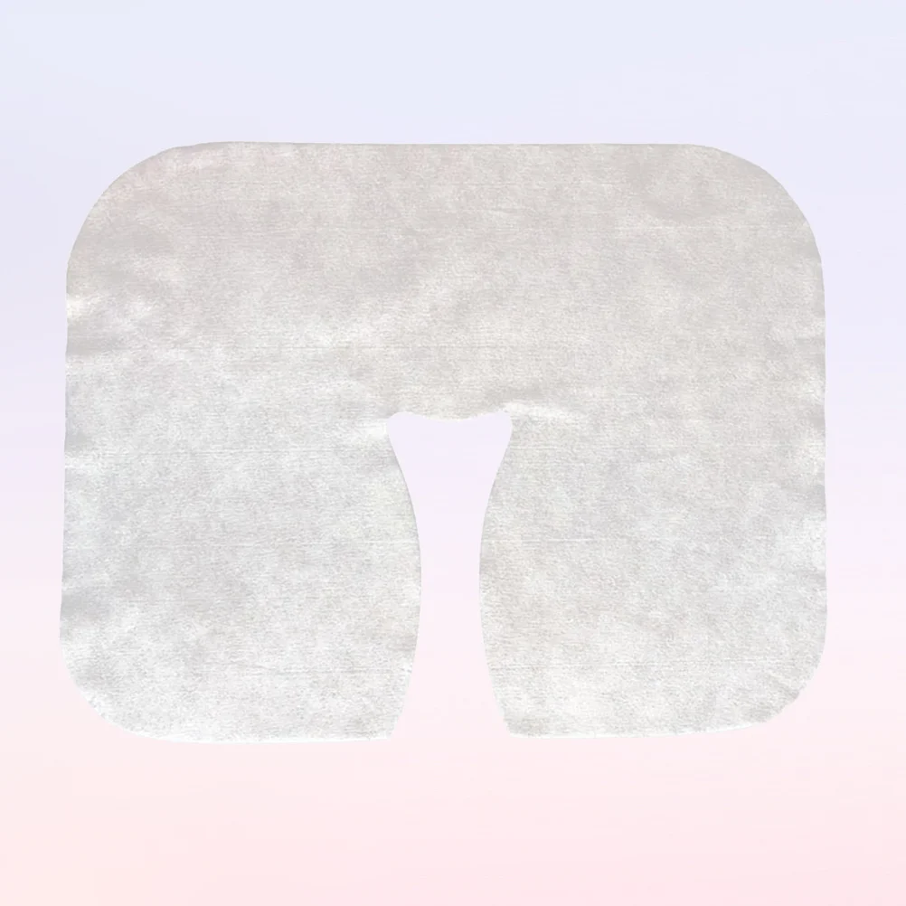 

200 PCS Facerest Cushions Face Towel Pad Facerest Cushions Cotton Face Towel Pad Mask Portable Face Cradle Covers