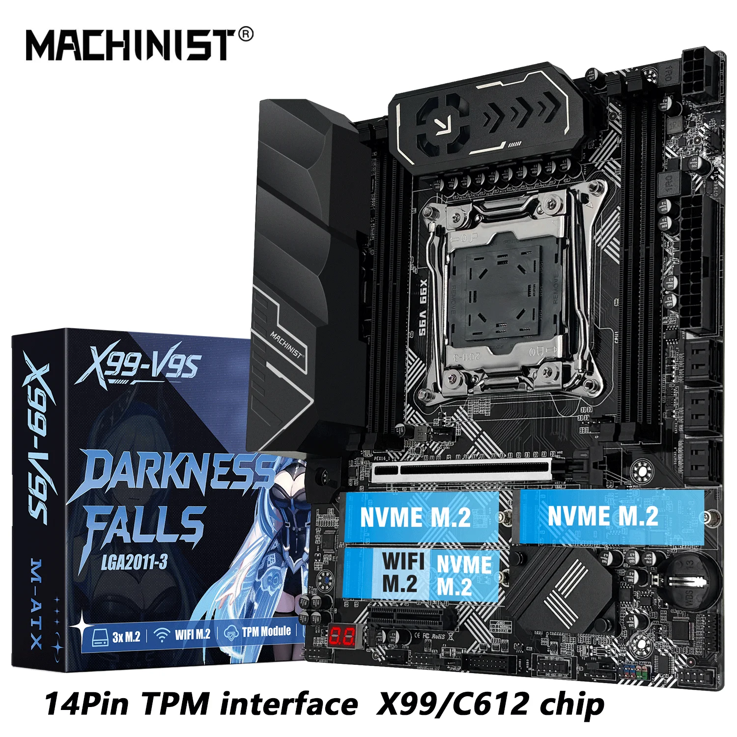 

Материнская плата MACHINIST X99 V9S DDR4