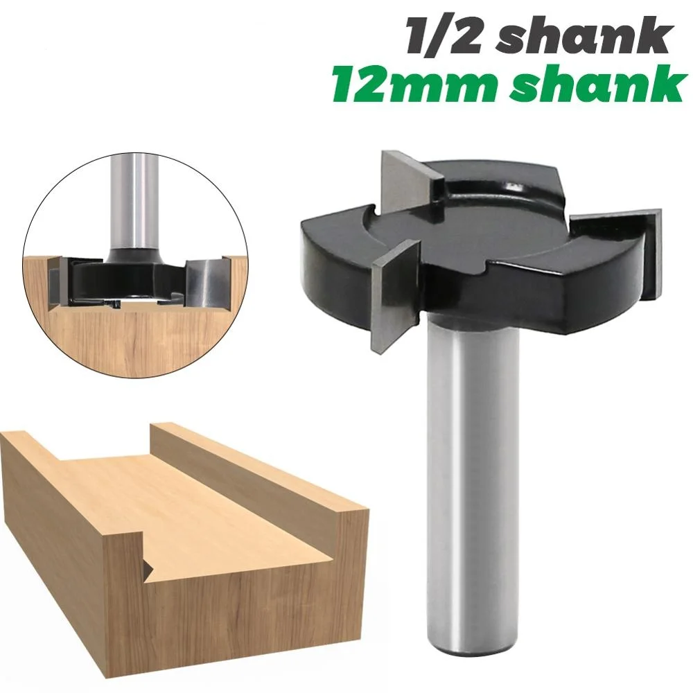 

Spoilboard Surfacing Router Bits 1/2 Inch 12mm Shank 2 Inch Cutting Diameter Slab Flattening Router Bit Planing Bit Wood