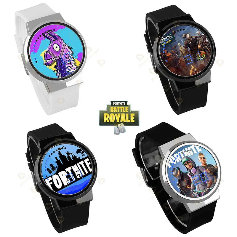 

Watch Fortnite Luminous Battle Royale Touch Led Electronic Students Watch Digital Boys Wristwatches Christmas Gift