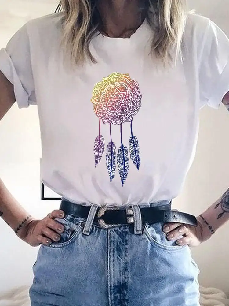 

Dream Web Lovely Cute 90s Print T Shirt Fashion Women Summer Clothes Kawaii Graphic T-shirt Basic Clothing Short Sleeve Tee Top