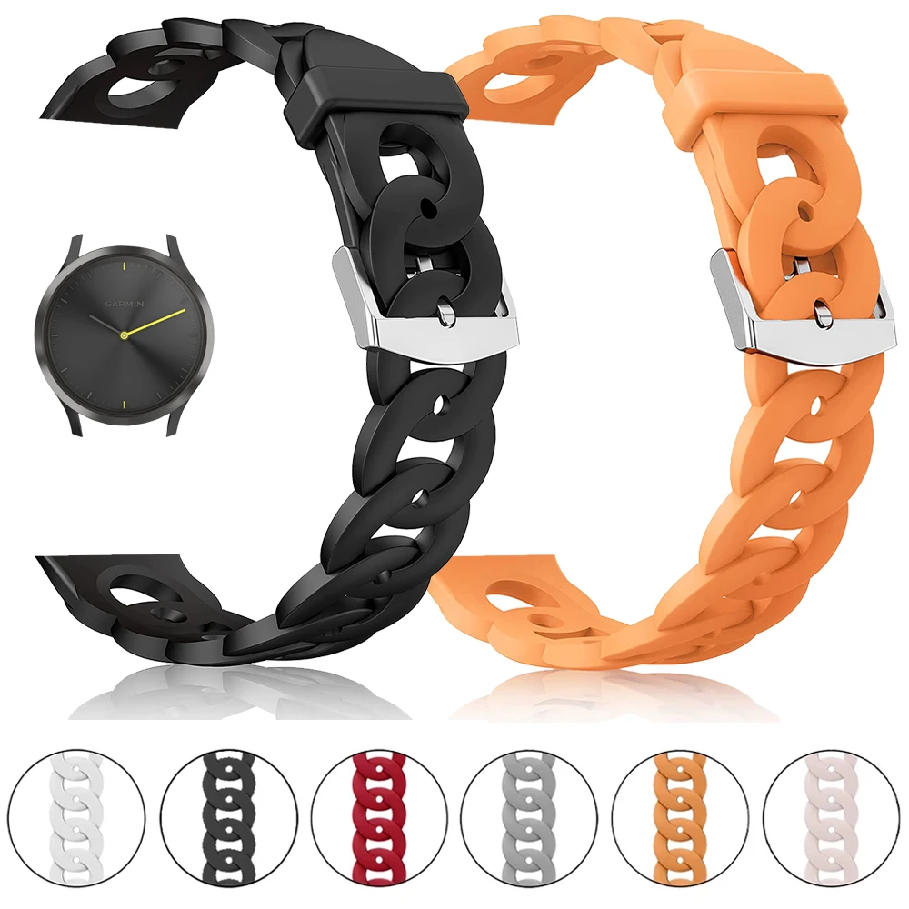Силиконовый браслет Ladys для Garmin Vivoactive 3 4 HR ремешок часов Sq Active Move подарок 2 20 мм 22 |