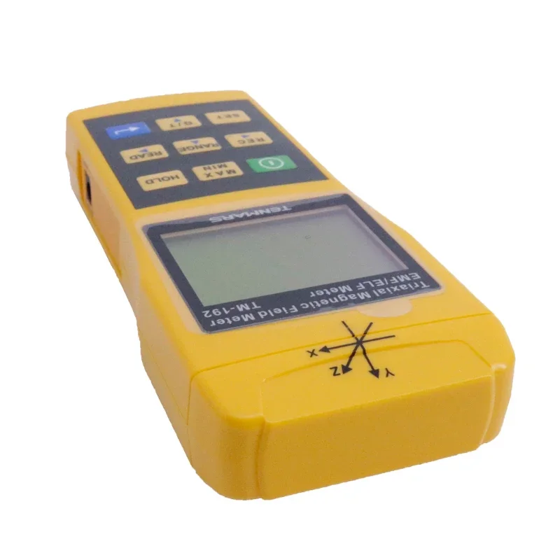 TENMARS 3-осевой измеритель триаксиса EMF ELF Измеритель магнитного поля Марка TM192