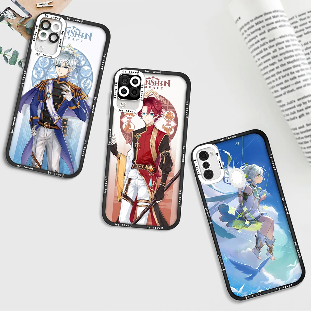 

Genshin Impact Nahida Case for Samsung Galaxy S22 Plus Ultra A72 A52 A52S A53 5G A71 A11 A12 A21S A32 4G Transparent Capas