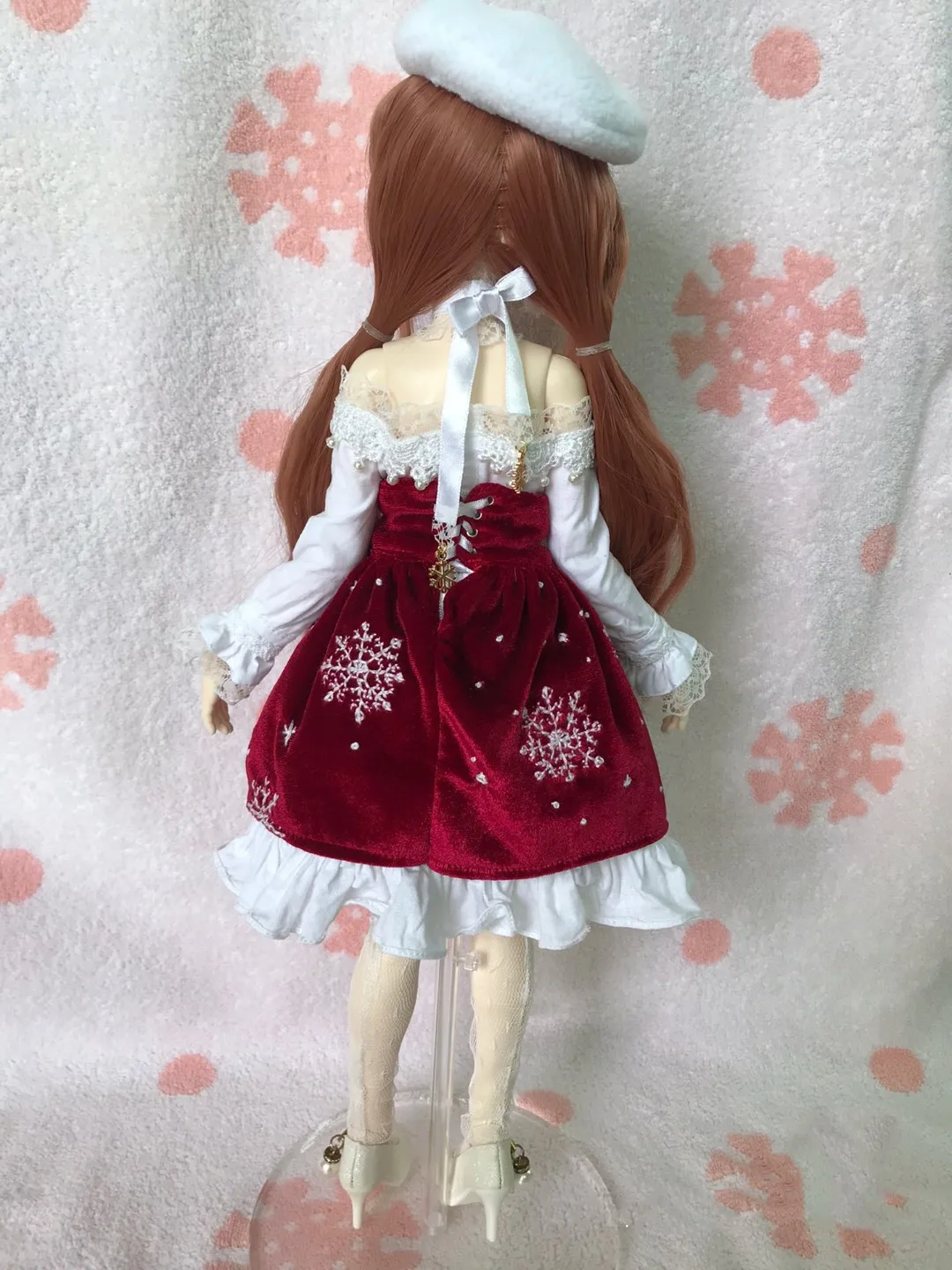 1/4 Одежда для кукол BJD топы Нижняя юбка украшение на шею шляпа Комплект носков