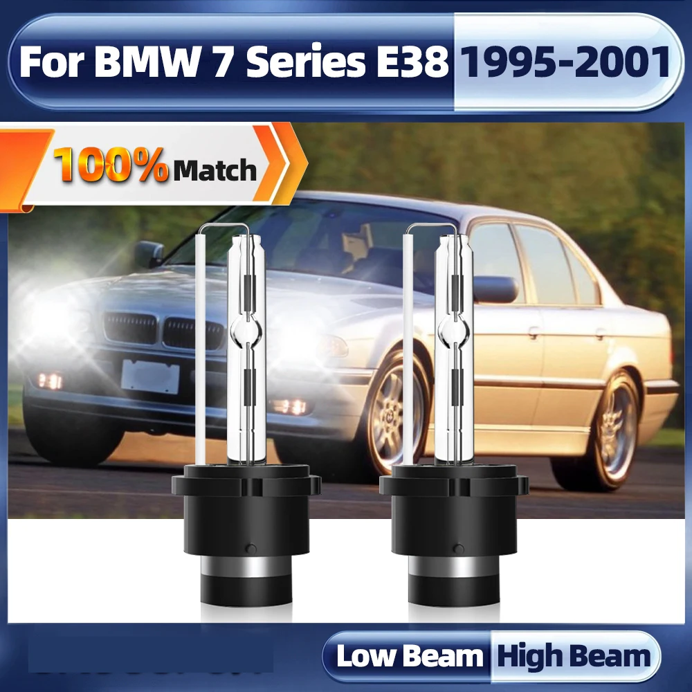 

2PCS 12V 35W HID Bulb CBI HID Xenon Headlight D2S Xenon Lamp Light 6000K For BMW 7 Series E38 1995-1997 1998 1999 2000 2001
