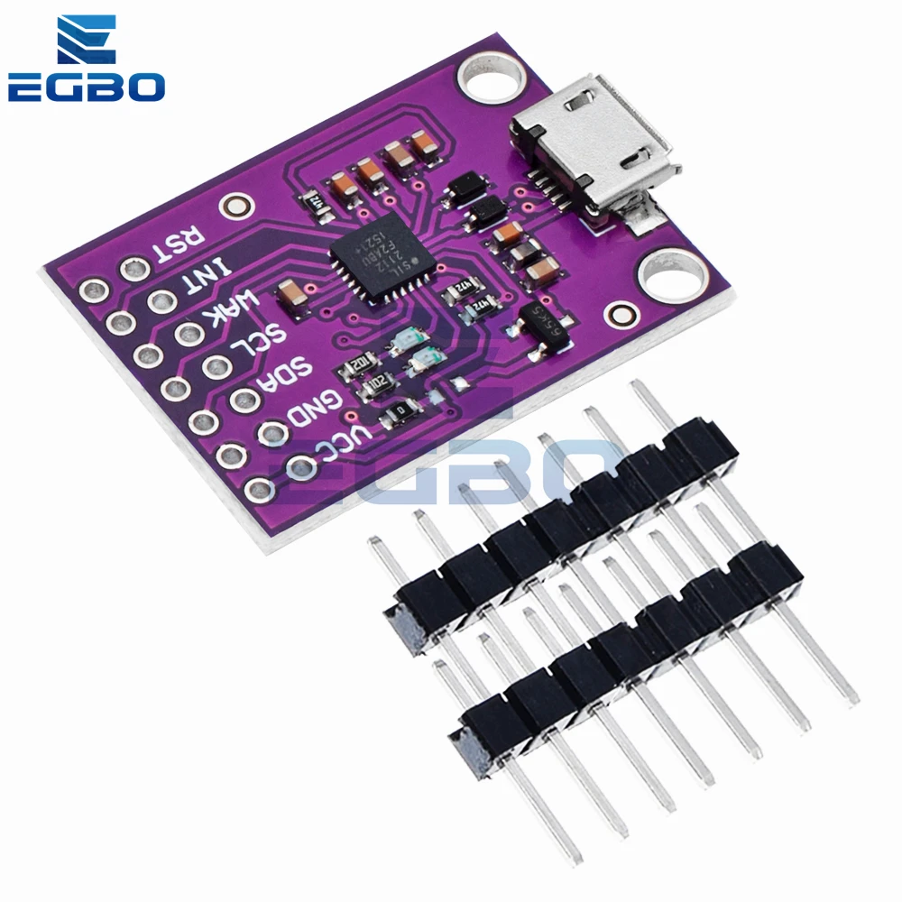 EGBO CP2112 плата отладки USB для SMBus I2C связи 2 0 Micro оценочный комплект CCS811 сенсорный