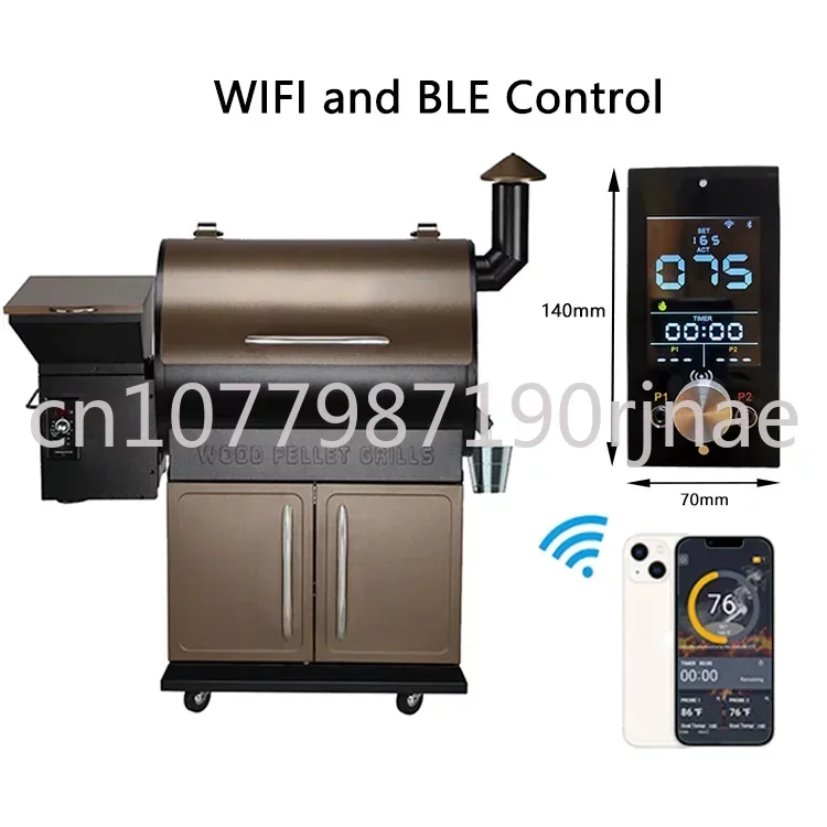 Управление WIFI и BLE ПИД-контроллер для курильщика на древесных пеллетах