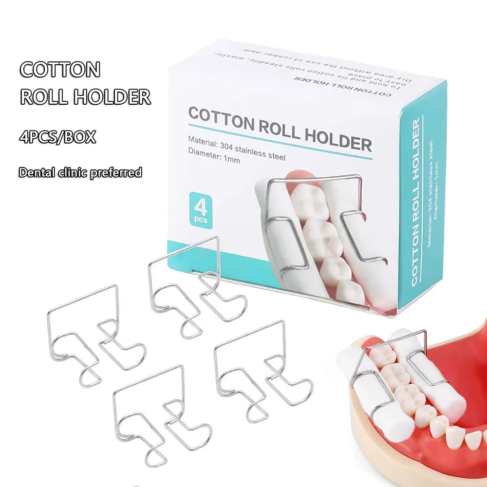 Стоматологический зажим для ватного рулона автоклавируемый держатель из