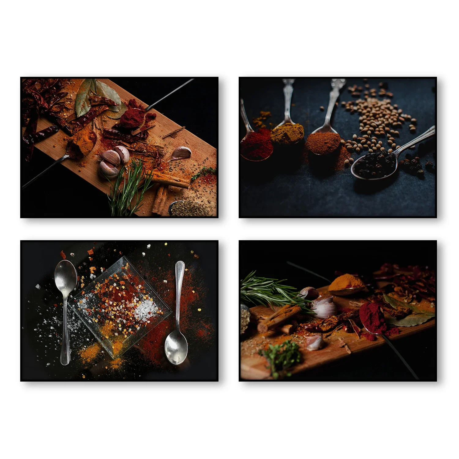 Травы и специи постер печать на холсте картины для кухни ресторана еды постеры