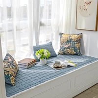 bedroom decor carpet european and american thickened bay window mat tatami mat home simple printed balcony window rug