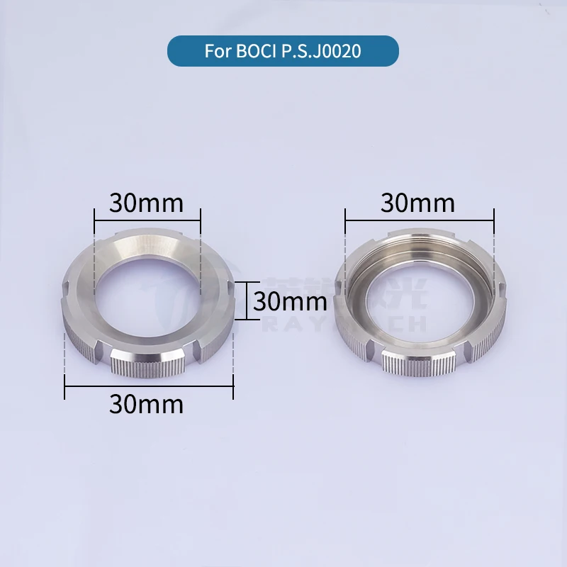 

Стопорное кольцо Волоконно-лазерный керамический держатель Запасные части для контргайки WSX NC30 Precitec Ospri Aut3tech Лазерная головка с использованием головки Raytools BOCI