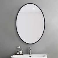 luxury bathroom mirror oval wall mounted nordic modern customizable mirror smart makeup espejo pared bathroom fixtures eb5jz