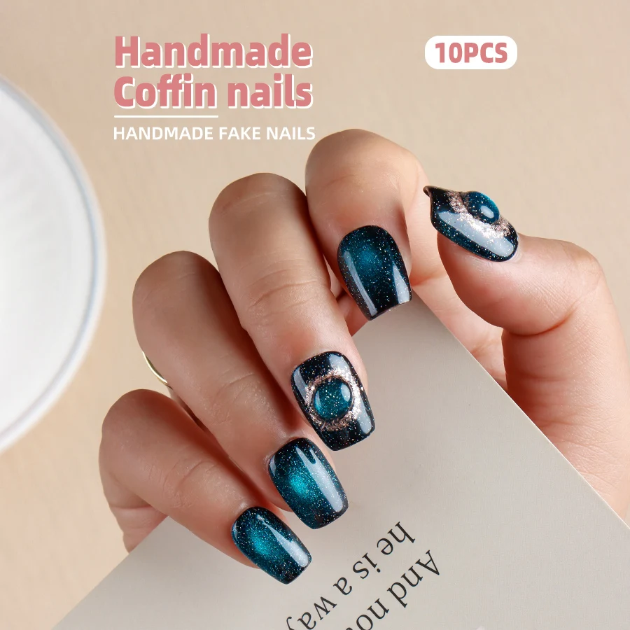 10 шт. инструмент для маникюра кошачий глаз