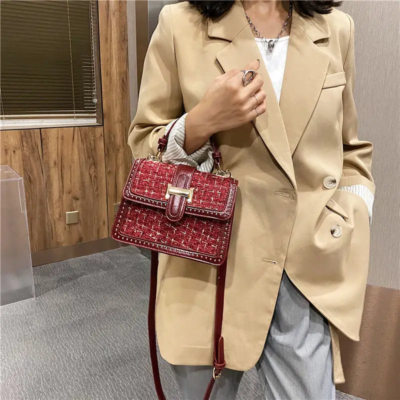 

Women Fashion Shoulder Bags Leather New Female Wide Strap Messenger Bag Ladies Handbag Casual Crossbody Bag for Girls
