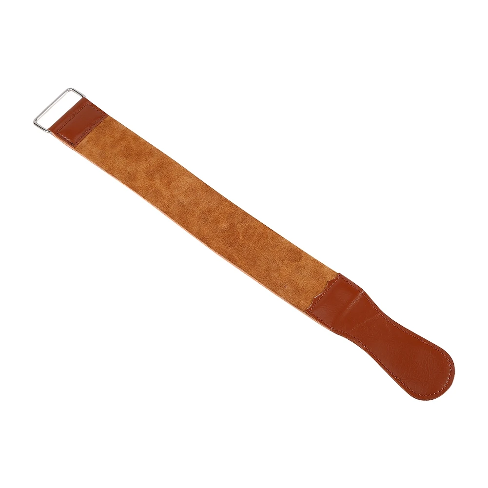 

New Cow Leather Manual Strop Straight Barber Shaving Razor Sharpening Strap Tool