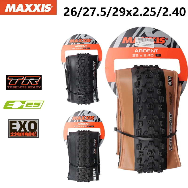 Tire 26x2.25 2.4 27.5x2.25 2.4 29x2.25 2.4 Exo Tr Tanwall For Mtb Anti Puncture Fetus E-bike Tubeless Tyre