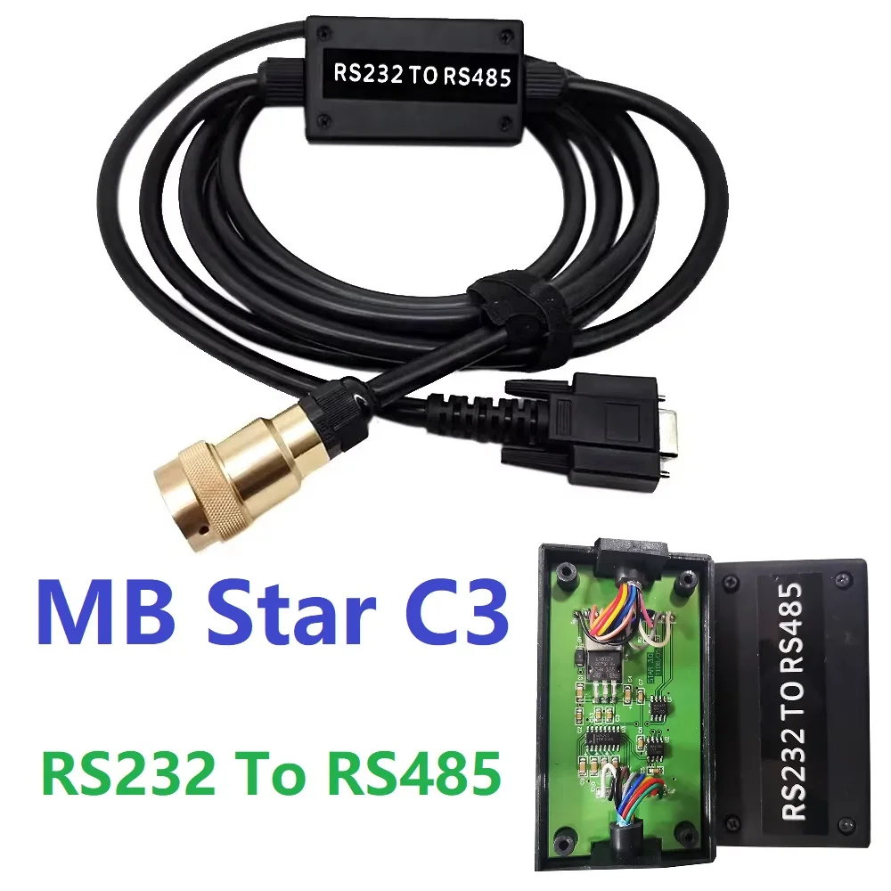 Фото Кабель C3 RS232 — RS485 для мультиплексора MB Star C3 с печатной платой, диагностические инструменты, сканер, инструменты, в наличии, быстрая доставка №1