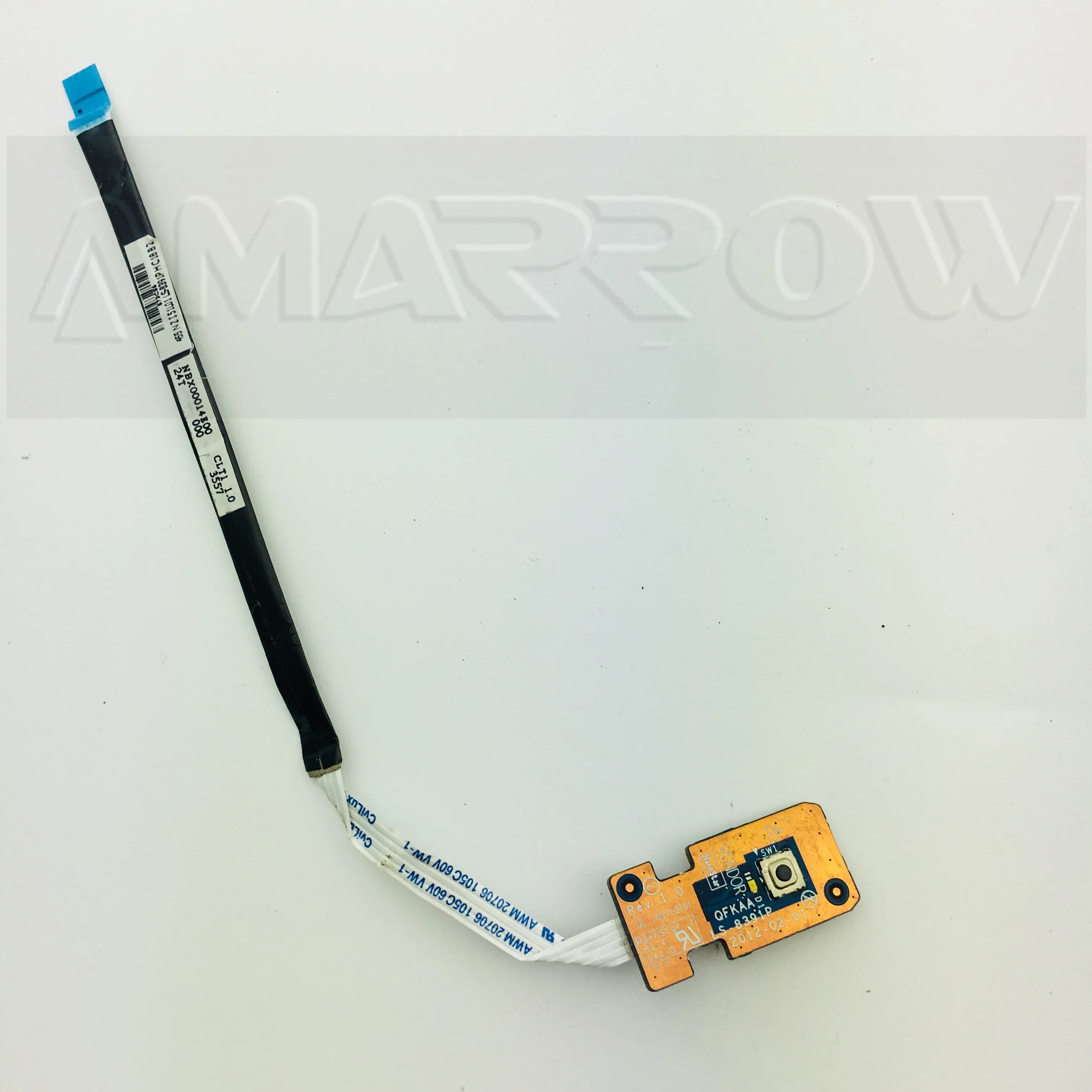 

For Toshiba P850 P855 P855D P855-S5102 Power Button Board with Cable switch Repairing Accessories QFKAA LS-8391P 45NZI51L01