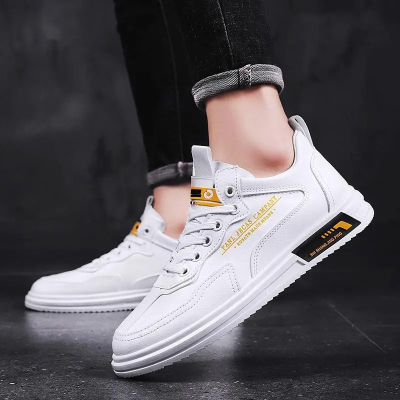 vulcanization spring Sport Shoes Men Flat Foot Men Running Shoes Training Exercise Boy's Sports Shoes Men's High Sneakers Boty