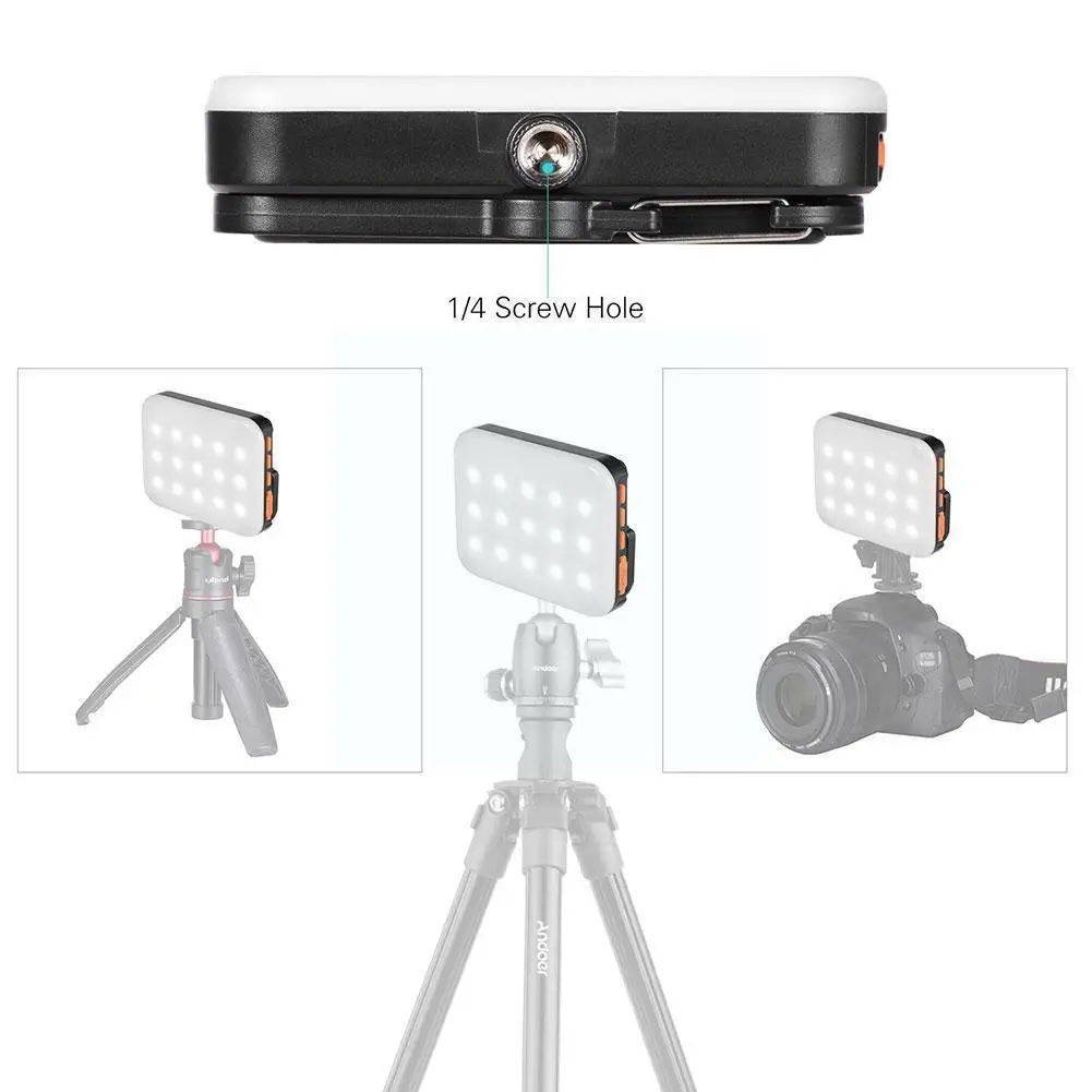 

1pc Video Camera Fill Light Vlog Portable Mini Pocket Light Led Powerful Camping Light Light Rechargeable Torch Fill S5v4