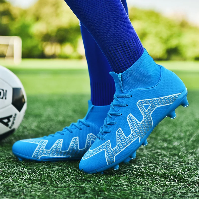 

Futsal Wholesale Soccer Shoes Quality Football Boots Ourdoor Cleats Training Sneaker TFAG Unisex New Chuteiras For Men