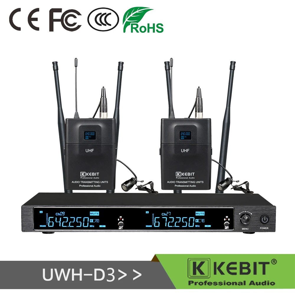 

Беспроводной микрофон KEBIT UWH-D3