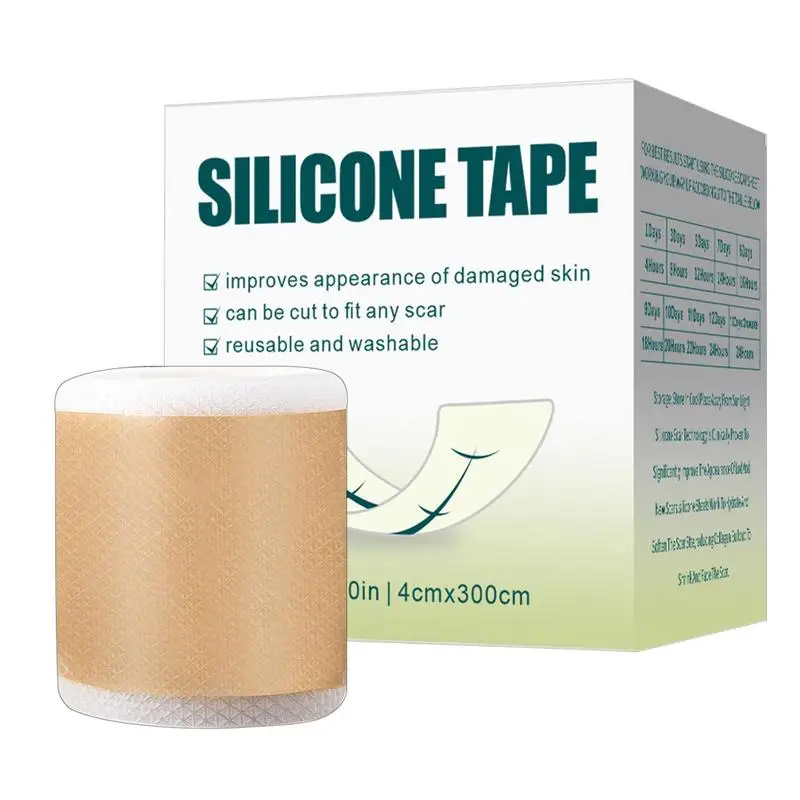 

Silicone Scar Tape Roll Silicone Scar Tape Roll Stretch Mark Sheets For Pregnancy Scar Removal Strips For Keloid 1.57”x 118”