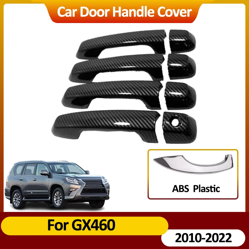 Для Lexus GX460 J150 URJ150 2010 ~ 2022 крышка дверной ручки из углеродного волокна авто внешняя