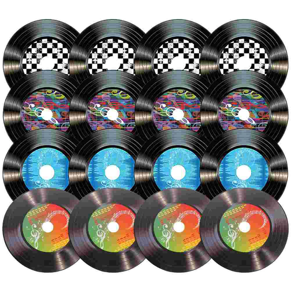 

Records Wall Decor Vinyl Party Decoration Aesthetic Record Disco Decorative Decorations Ornamentfake Vintage Merch Childers