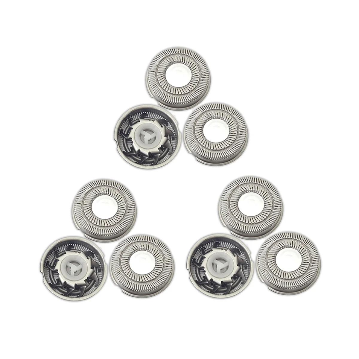 

9 PCS Electric Blade for FR6 Shaving Shaver Head Replacement Accessories Double Ring Blade