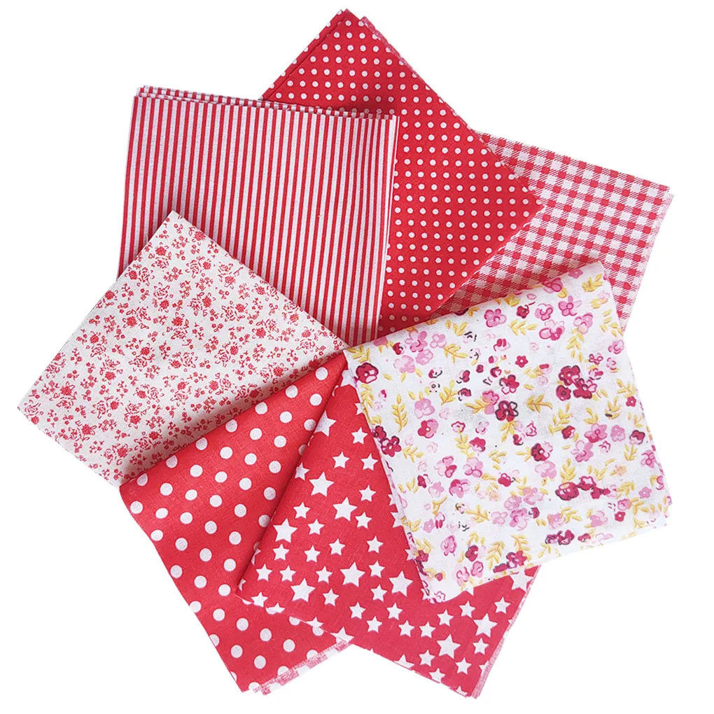 7 шт./комплект, хлопковые квадраты для шитья, 50 х50 см