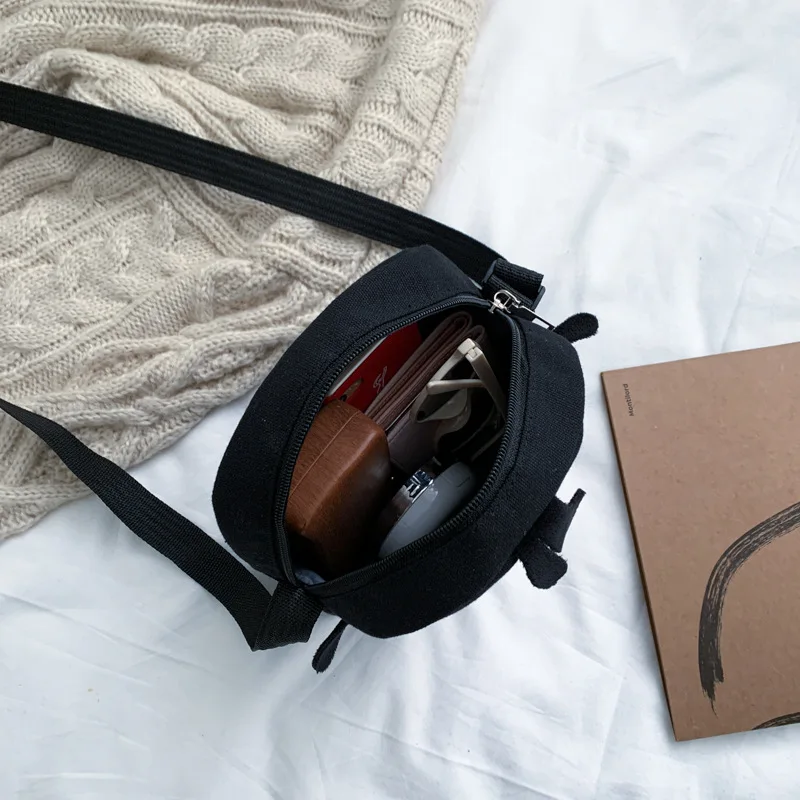 Canvas Bag Girl Boy New Fashion Student Lovely Girls Shoulder Bags Women Messenger Bag