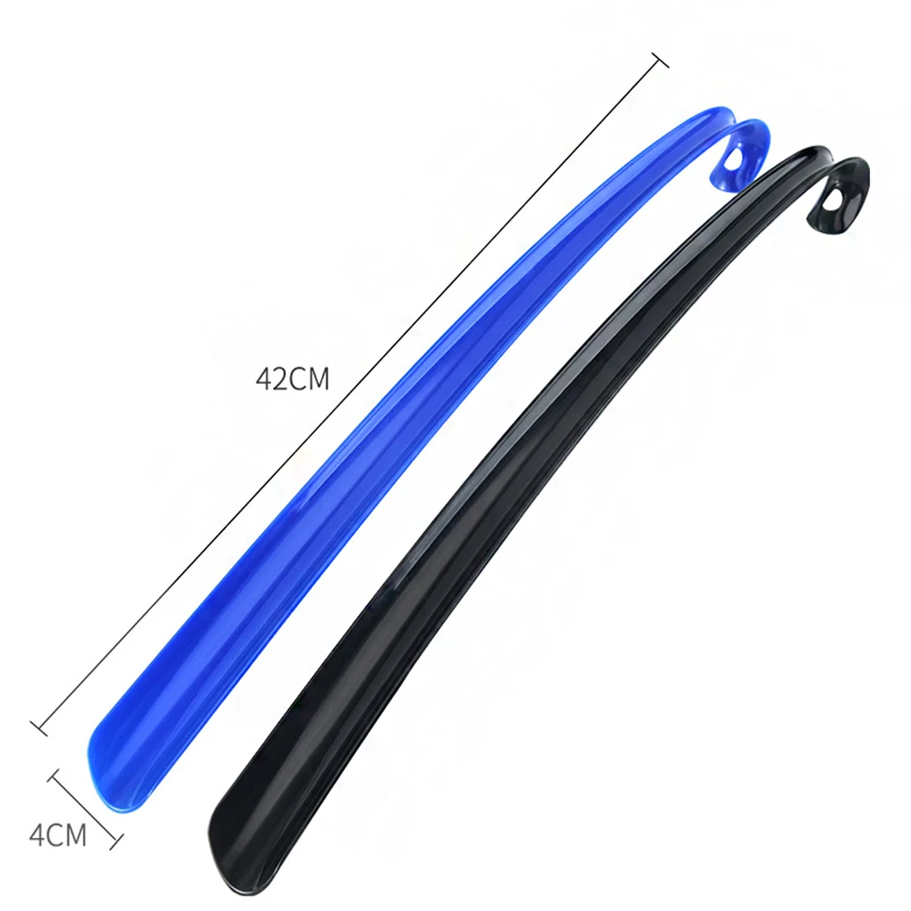 42cm Plastic Handle Long Shoe Horn Professional Shoe Horn Shoe Lifter Flexible Shoe Lifter Home Shoes Accessories