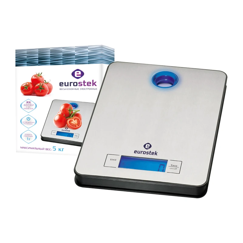 Кухонные весы Eurostek ЕКS-5000 (Электронные кноп. управ. ЖК-дисплей максимальная