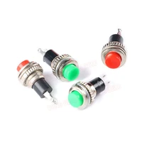 5pcs 10mm small push button switch redgreen ds 314 316 non locking self resetting jog push through switch