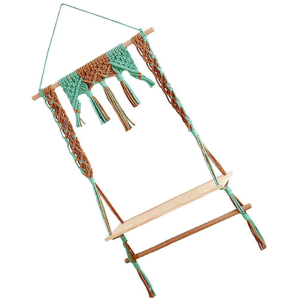 

Shelves Wall Decor Hanging Macramerope Decorative Shelf Bedroom Bohemian