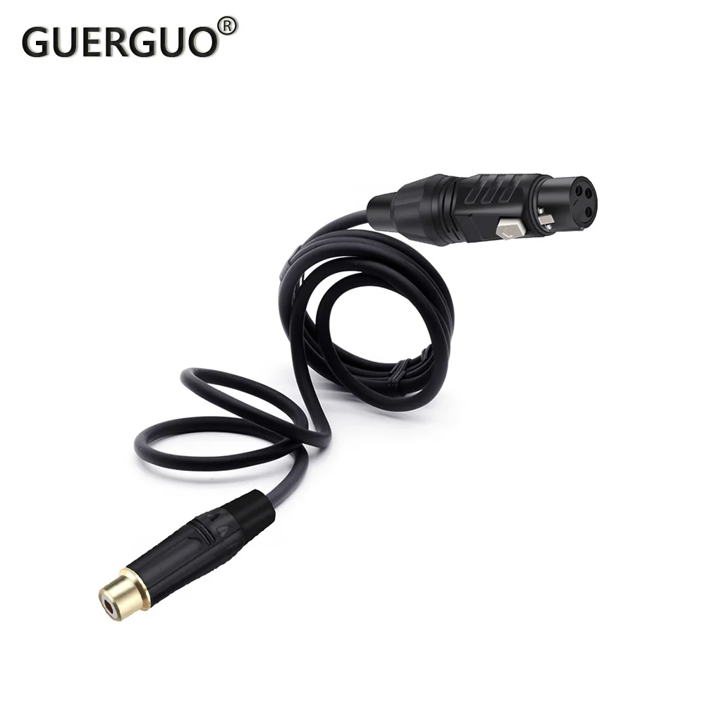 

Кабель для соединения микрофона с разъемом «мама» в черном корпусе