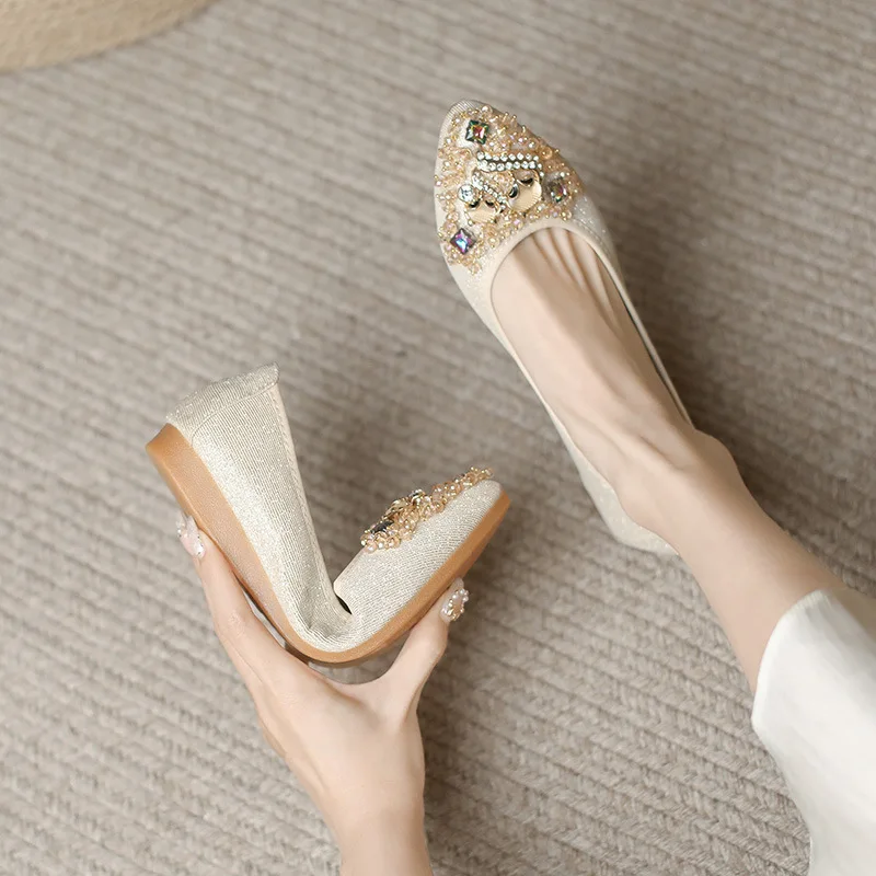 

Design Women Flats Shoes Woman Loafers Spring Autumn Casual Slip On Ladies Ballets Flat Shoes Size 35-43