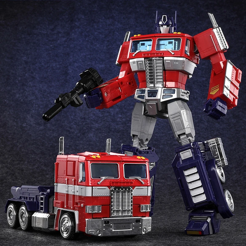 

Transformation Toys Optimus MPP10 XP10 YOUHU WJ Black Apple Trailer G1 Flat Head Column OP Commander Deformation Robot Car Model