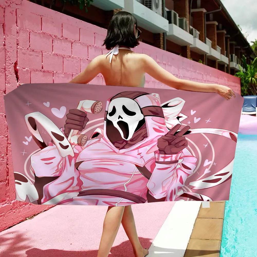 Пляжное Полотенце Из Микрофибры G-Ghostface Быстросохнущий Мягкий Впитывающий Коврик