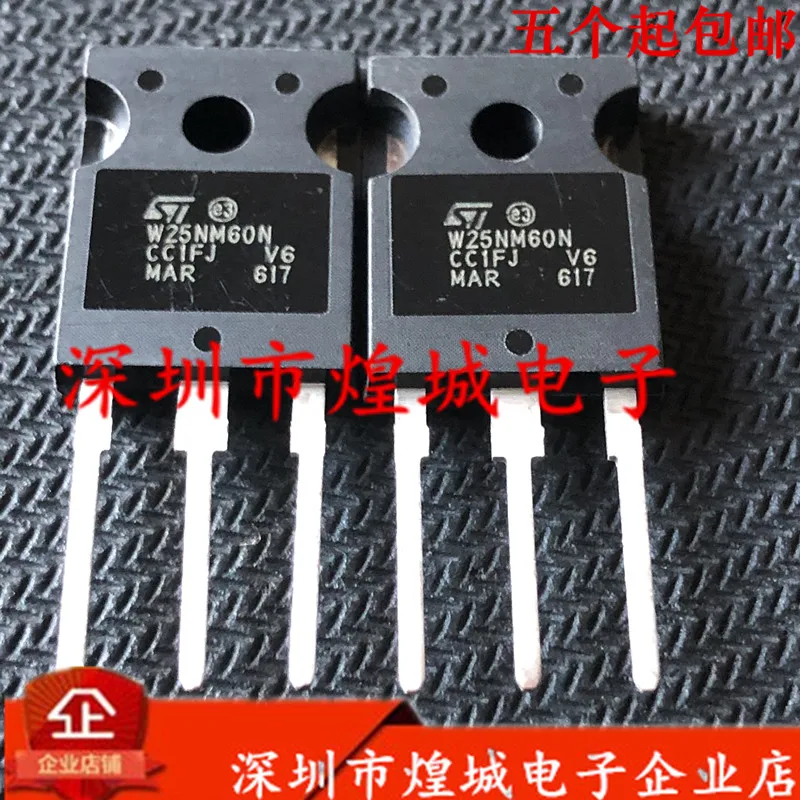 

5 piece W25NM60N STW25NM60N TO-247 650V 20A