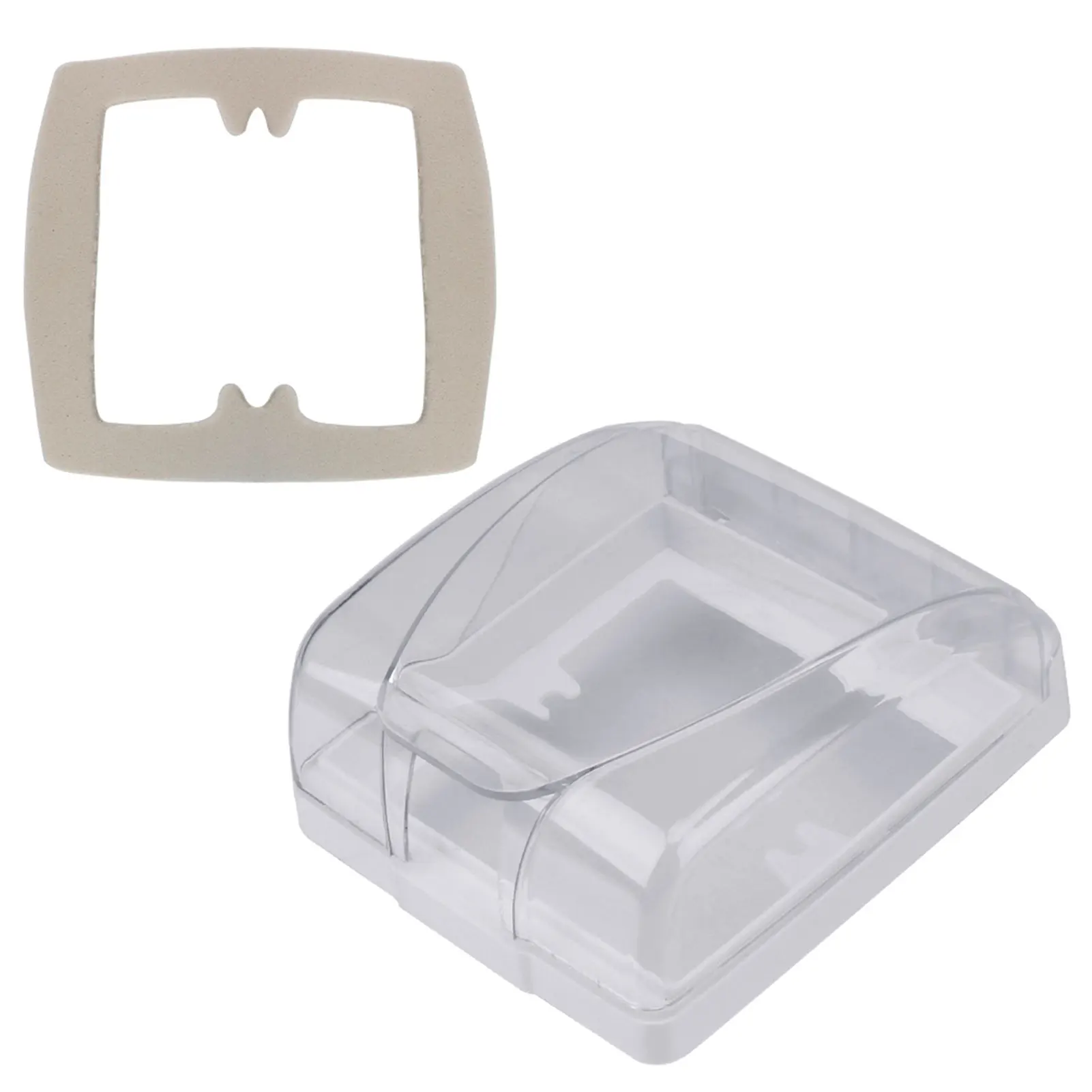 

Doorbell Cover Transparent Wireless Doorbell Rain Cover Rainproof Waterproof Splash Proof Protective Doorbell Box Shelter Shell