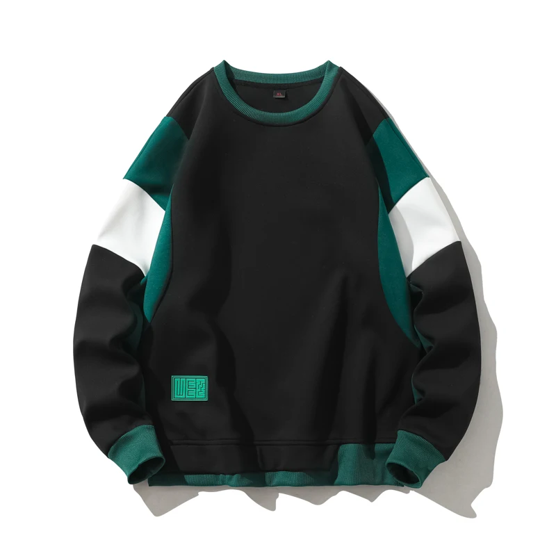 RUIHUO Streetwear Men Sweatshirts Korean Fashion Sweatshirt Men Clothing Harajuku Hip Hop Chinese Size 5XL 2023 Spring New