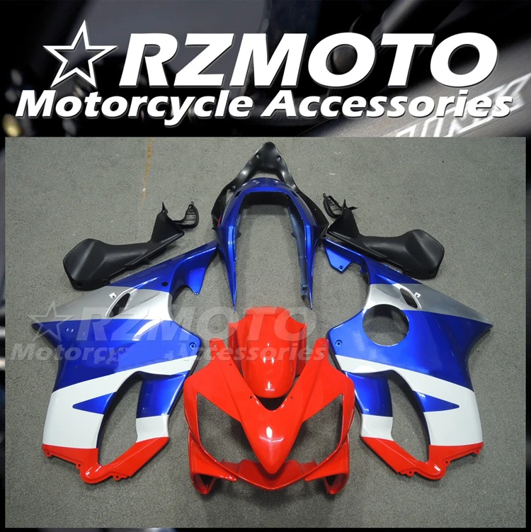 

4Gifts New ABS Injection Fairings Kit Fit For HONDA CBR600 F4i 2004 2005 2006 2007 04 05 06 07 Bodywork Set Custom Blue Red