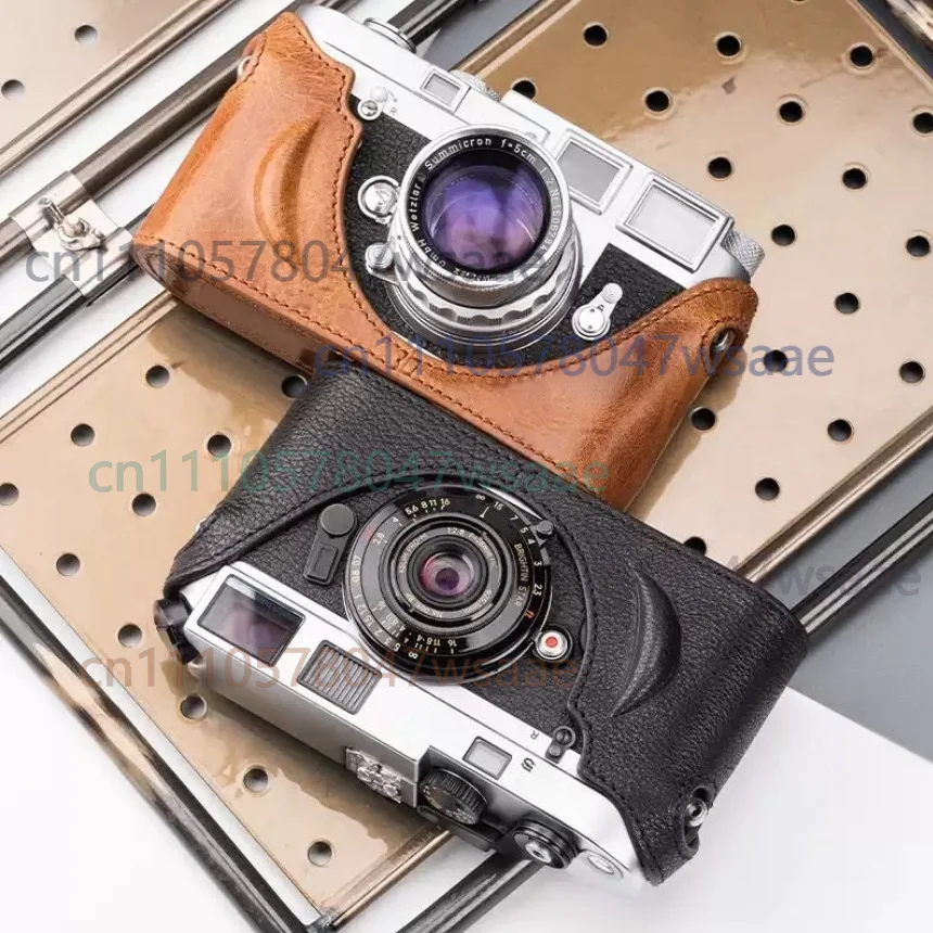 Кожаный чехол-сумка для фотоаппарата с защитной ручкой для Leica M6 M7 M4 M3 M2 M1 MP MDa (art.: 3920db7d960f0) - 3920db7d960f0