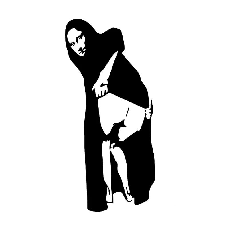 

7.2cm * 15.5cm fashion goddess decoration black vinyl / silver stickers, PVC stickers for cars, trucks and notebooks