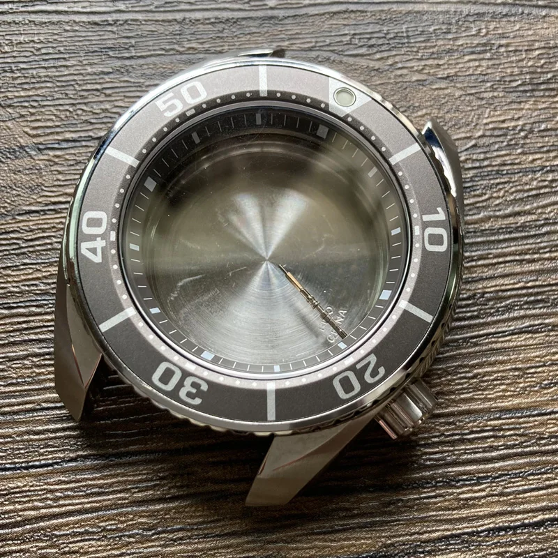 Watch Modify Parts 45MM Stainless Steel Seiko OEM Sumo SPB192J1 Case Sapphire Glass Rotating Bezel Fit NH35/36/4R/6R Movement