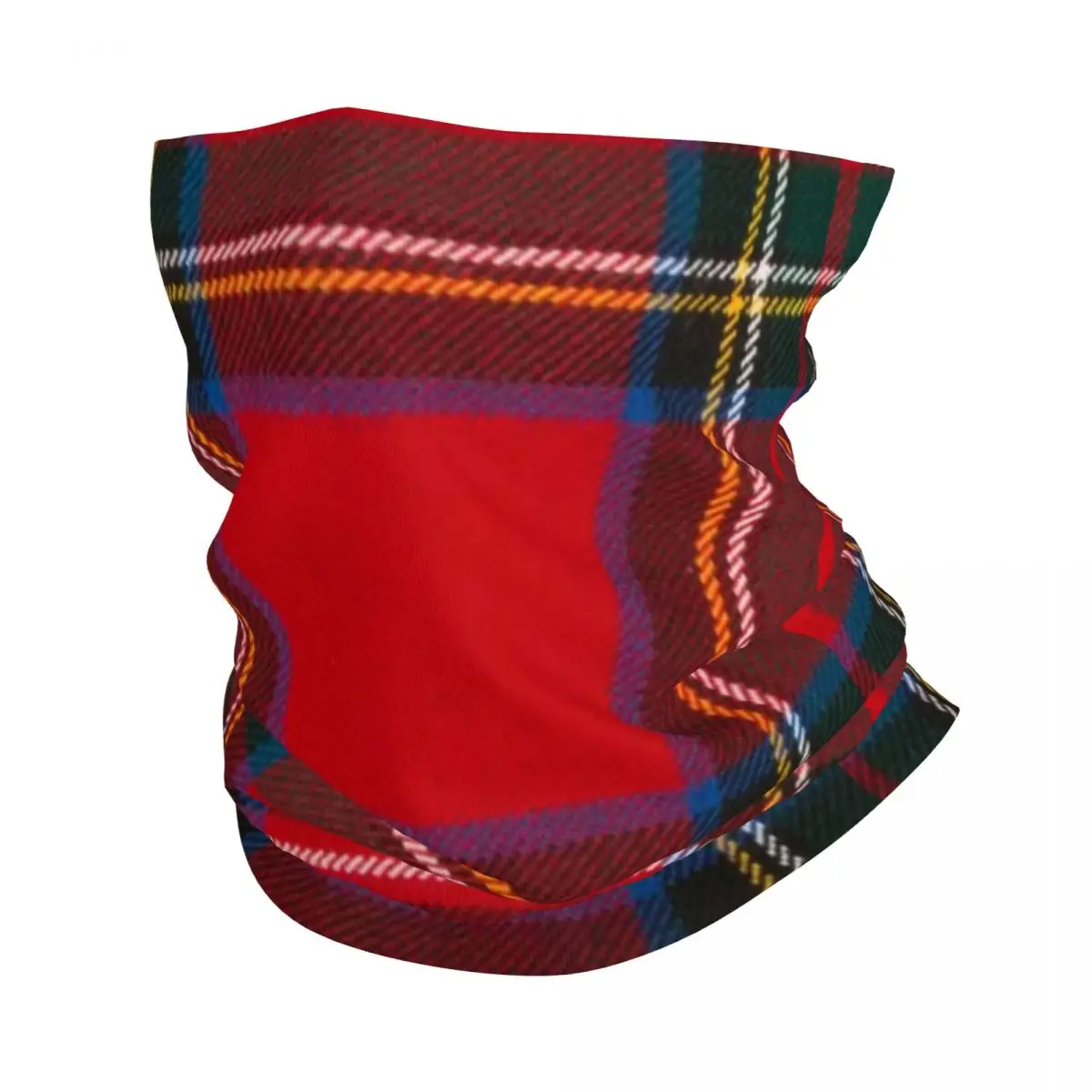 

Scottish Stripes Pattern Bandana Neck Cover Printed Wrap Scarf Multi-use Cycling Scarf Running Unisex Adult Winter